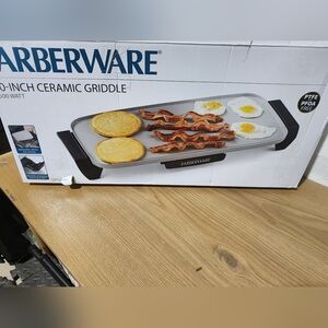 Farberware 20" Electric Ceramic Nonstick Griddle 1500w Dishwasher Safe 1500 Watt